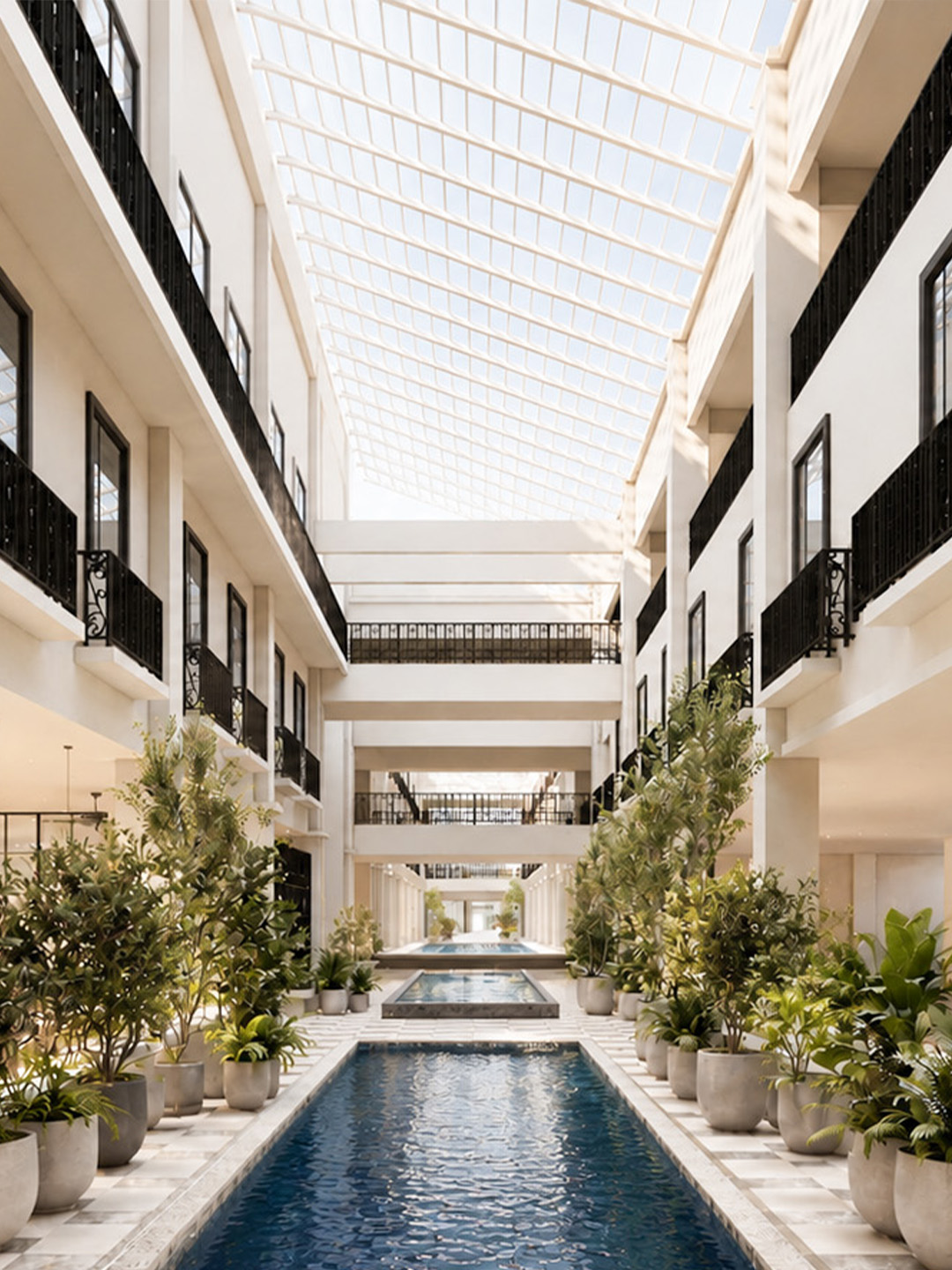 Fives Hotel Melaka Courtyard
